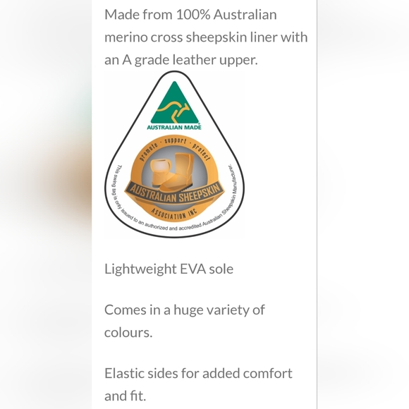 UGG/Bindoon Boots Leather Loafer Slippers with Sheepskin Lining - Blue - Size 9 - Picture 6 of 14